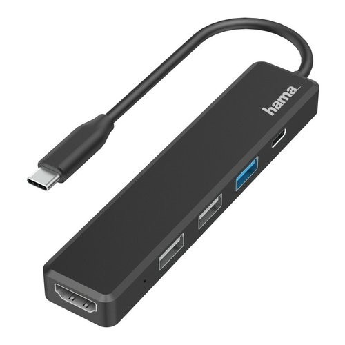 HUB Hama 00200117 USB Type C With HDMI Black