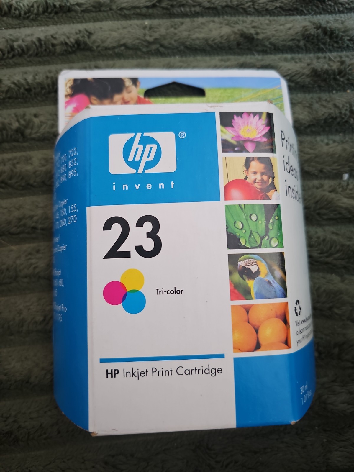 GENUINE HP 23 Tri Color Black Ink OEM Cartridge NEW Sealed