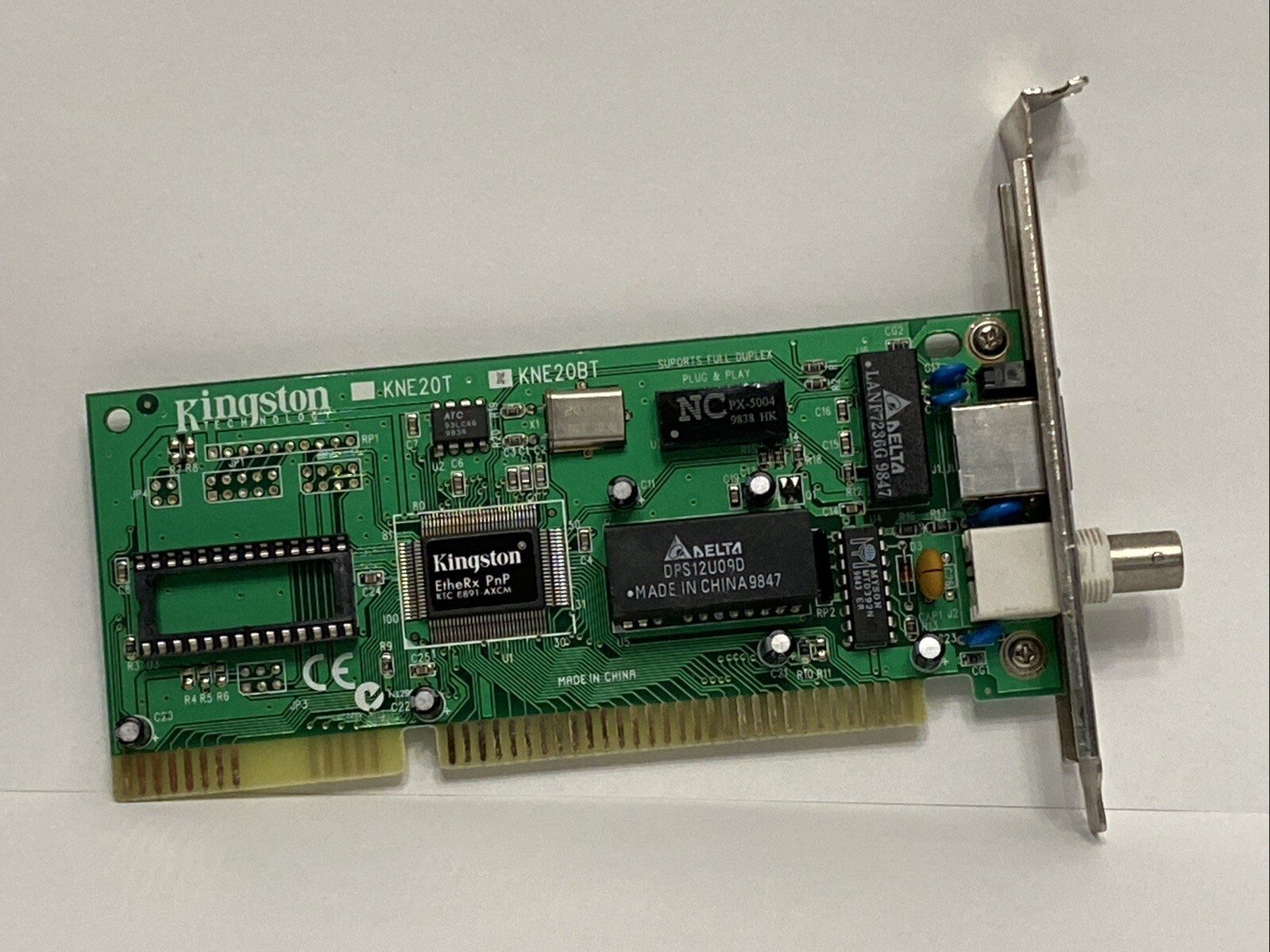 Kingston Ether-Rx PnP Ethernet adapter model KNE20t, KNE20BT RJ-45   G2
