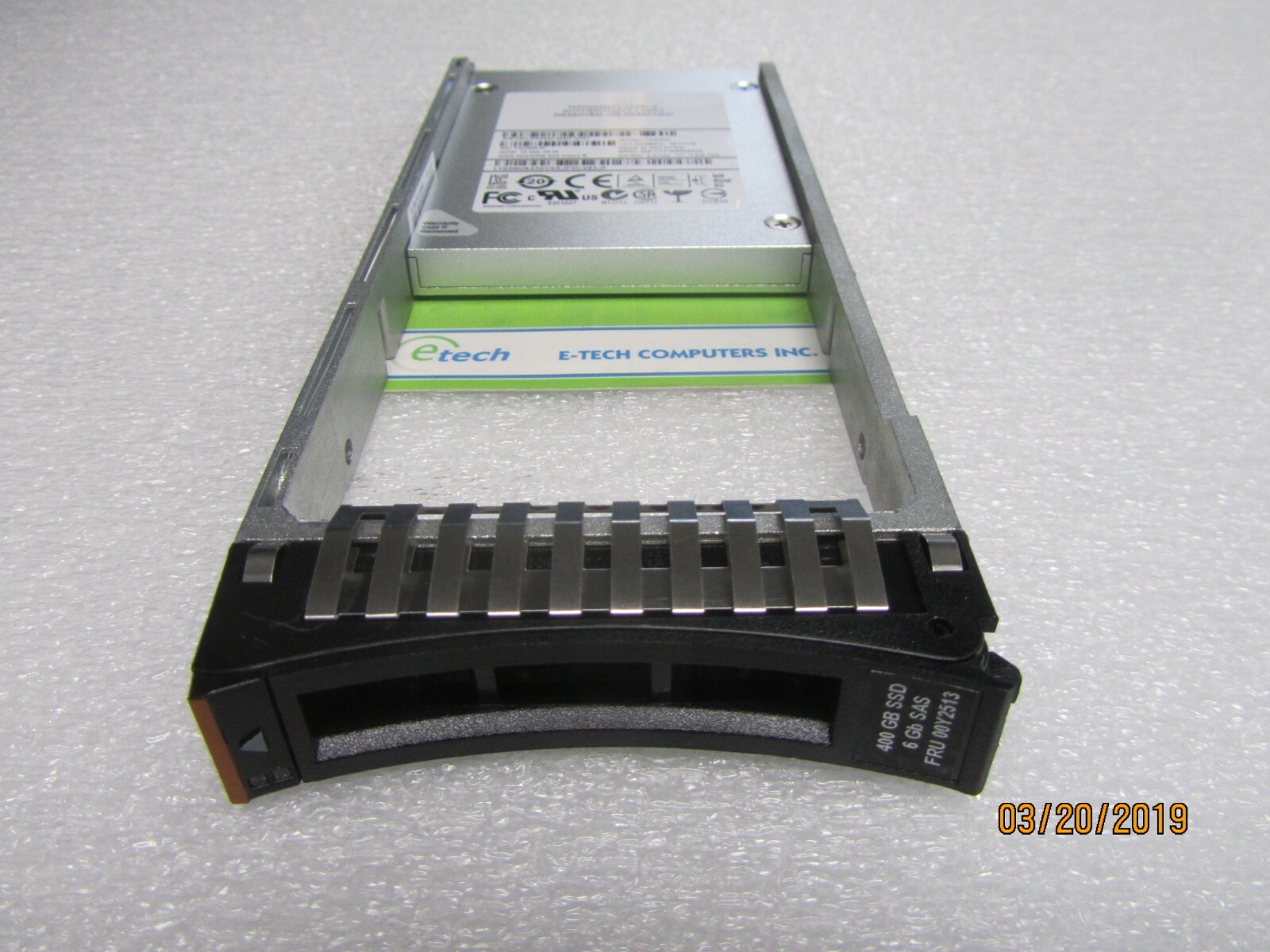 00Y2520 00Y2513– IBM LENOVO 400GB 2.5" 6Gb SAS SSD for V3700 2072S2C 207224C