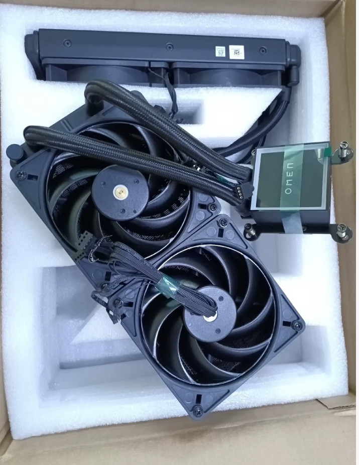 New HP OMEN Shadow Elite 240 liquid radiator M85146-001 M90189-001 no RGB light