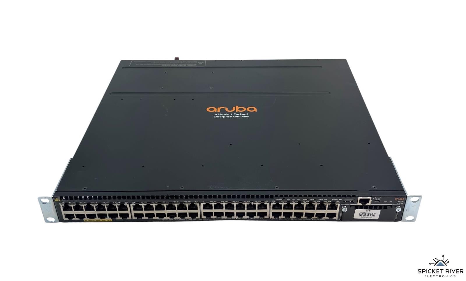 Aruba 3810M JL074A 48-Port PoE+ Network Switch w/ JL084A 4-Port Stacking Module