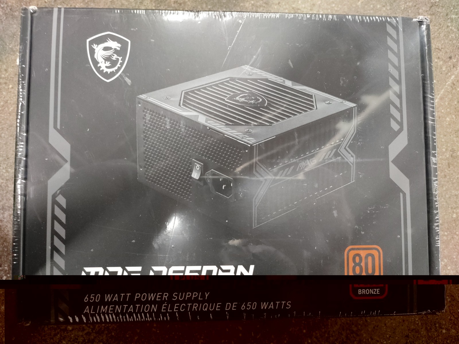 MSI 4526541038785 Desktop-PC Netzteil MAG A650BN PC-/Server 80 PLUS Bronze
