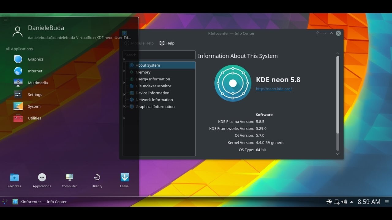 KDE Neon Linux USB AMD64 User (stable) Canada Only