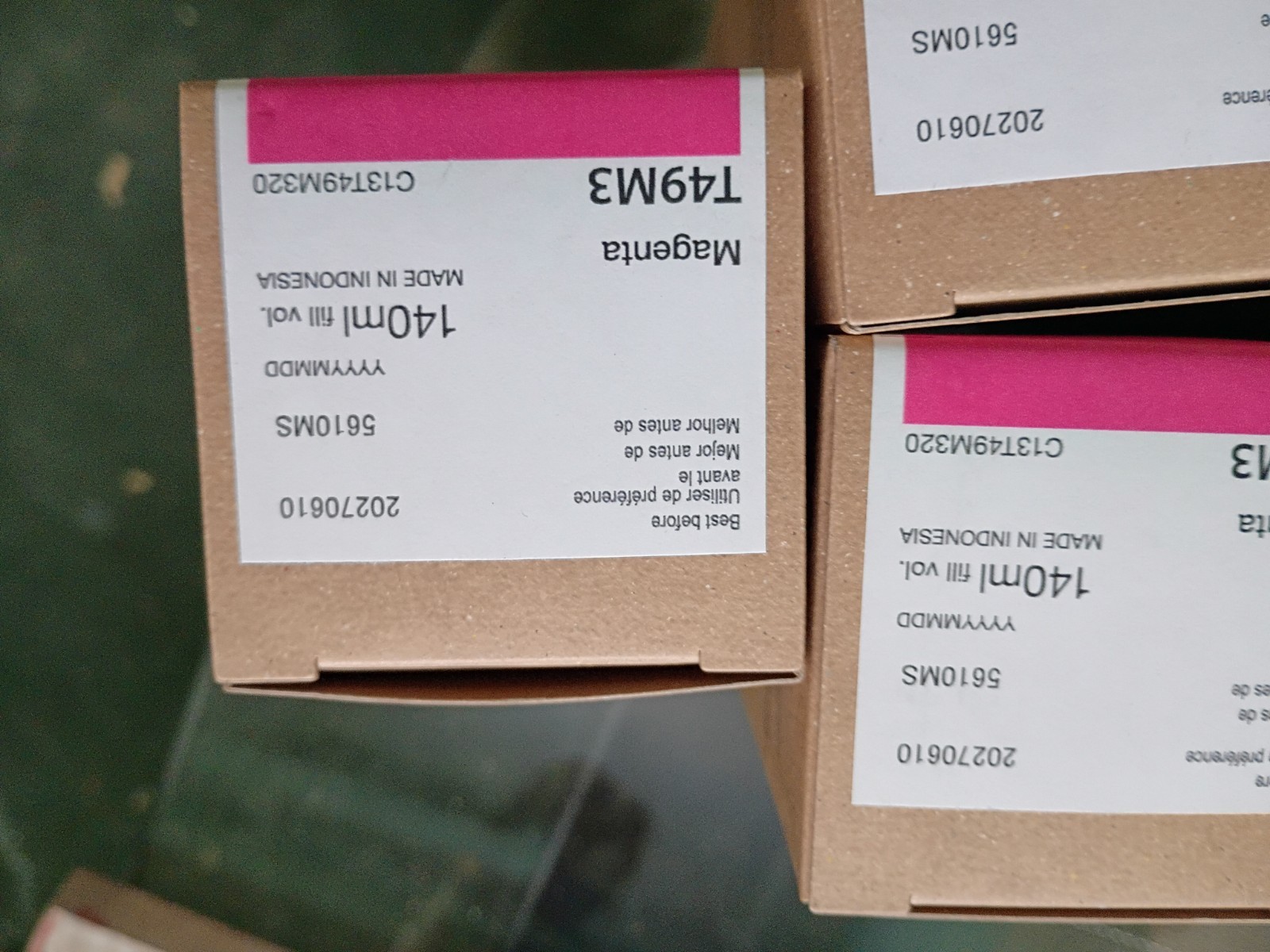 GENUINE OEM Epson Dye Sublimation MAGENTA 140 ml 1 Ink Set For F170 & F570 