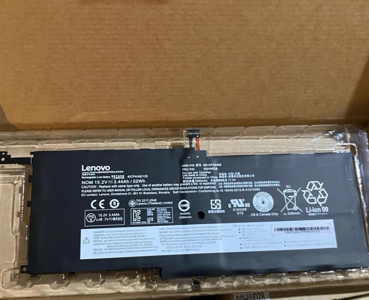 OEM NEW 00HW028 00HW029 Battery For Lenovo ThinkPad X1 Carbon 4th Gen X1 Yoga