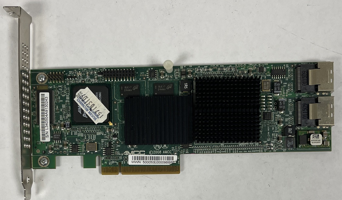 AMCC 3WARE 700-3405-00P 9690SA-8i RAID Controller PCIe Card - N1613 405 JTAG