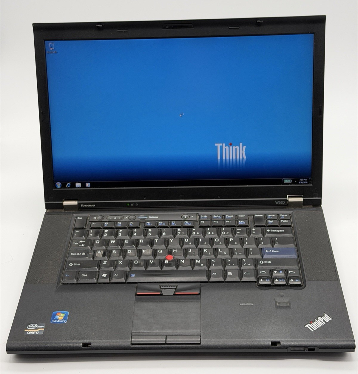 Lenovo ThinkPad W520 i7-2960XM 2.7GHz Extreme 8GB RAM 160gb SSD Win 7