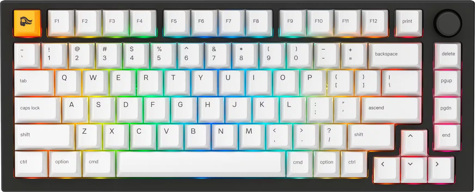 Glorious GMMK PRO Prebuilt 75% Wired Mechanical Keyboard Black
