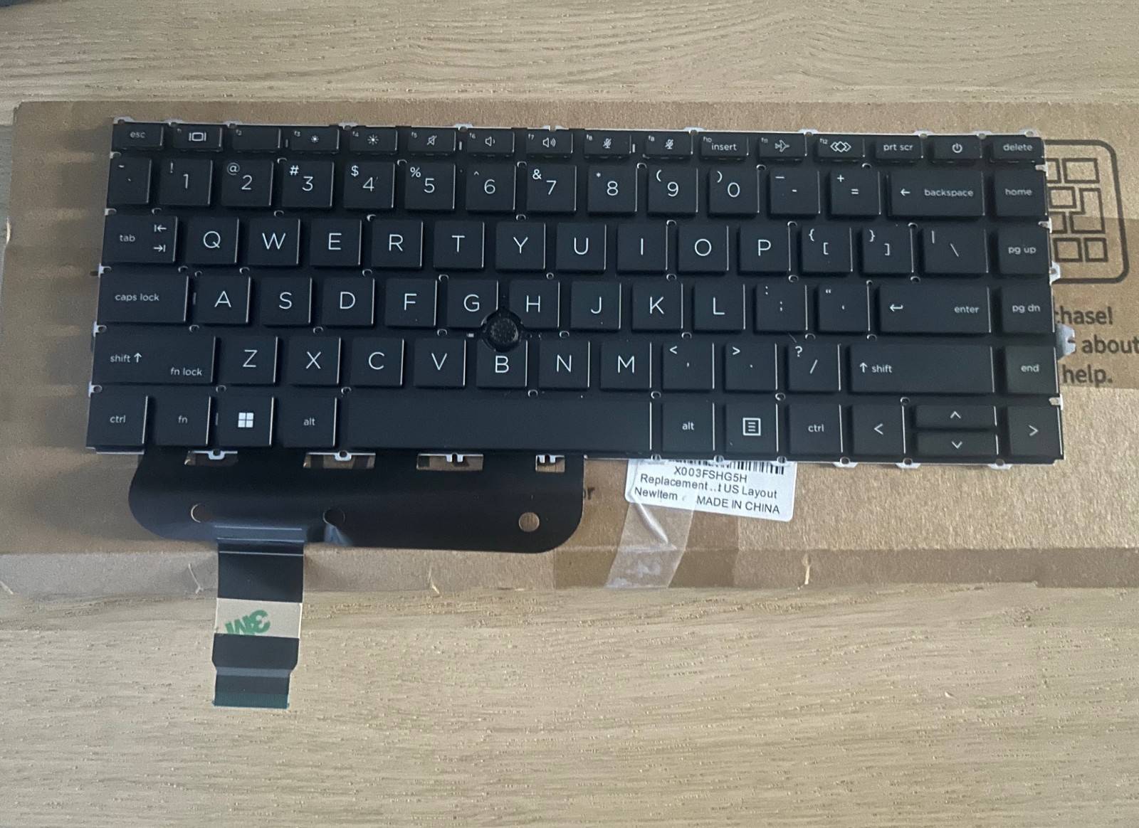 Replacement Keyboard for HP EliteBook X003FSHG5H New