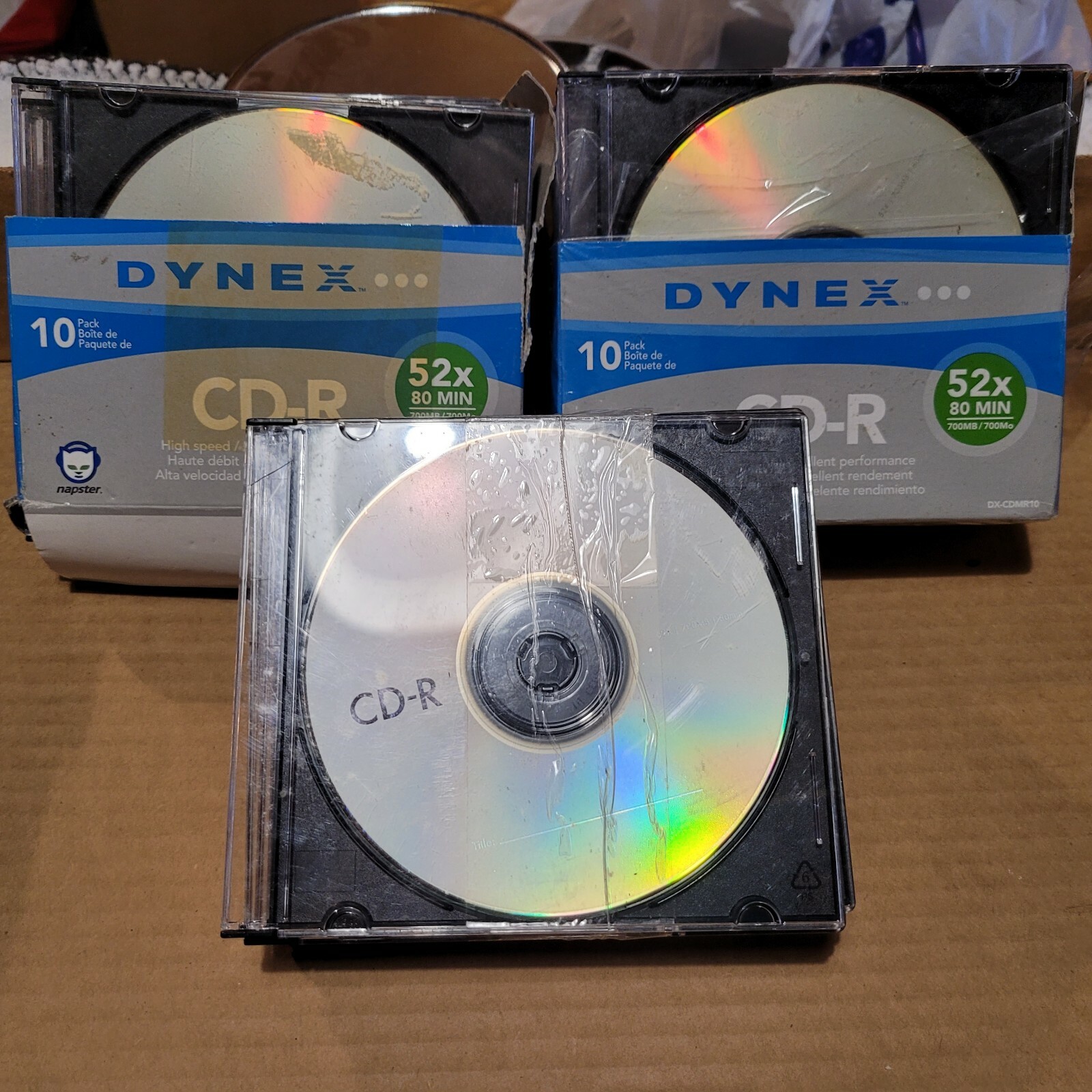 Dynex CD-R 10 Pack With Jewel Cases 80 Min 700 MB