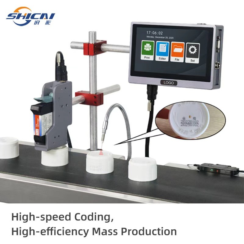 12.7mm 25 Languages Automatic Coding Machine Logo Printer Online Inkjet Printer