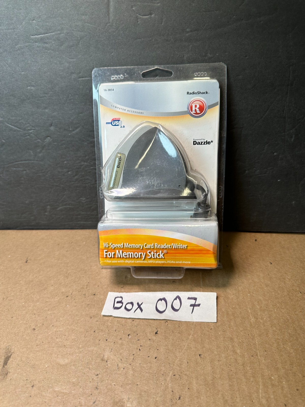 Radio Shack Dazzle Hi-Speed Memory Card Reader/Writer For Memory Stick 16-3854