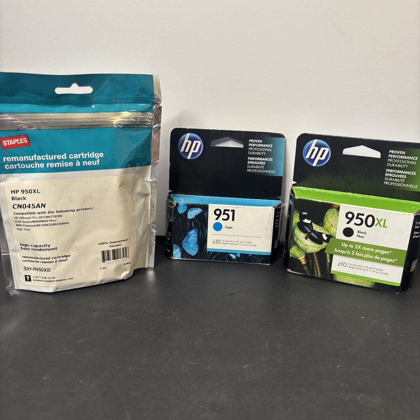 Lot  of HP ink cartridges. 950XL, 951 And 950XL