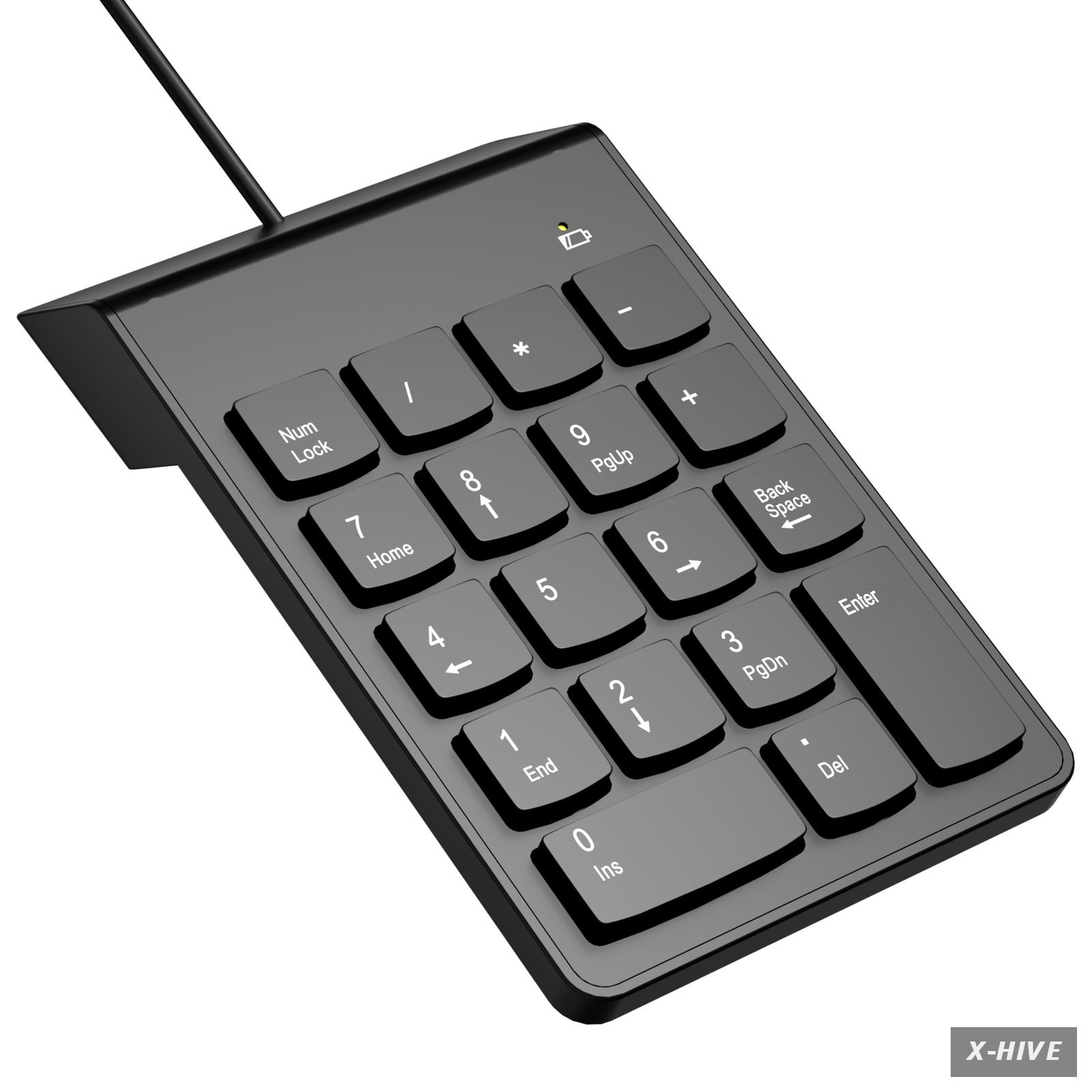 NOOX USB Numeric Keypad Numpad Portable Slim Mini 10 Key Number Pad Keyboard