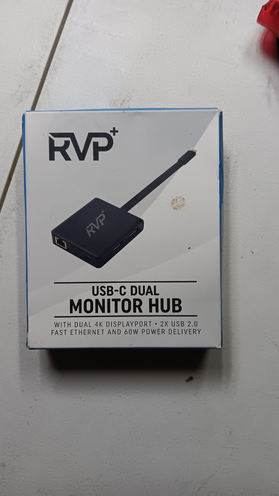 RVP+ Genuine USB-C Dual Monitor Hub 4K Displayport 2X USB 2.0 60W Power Delivery