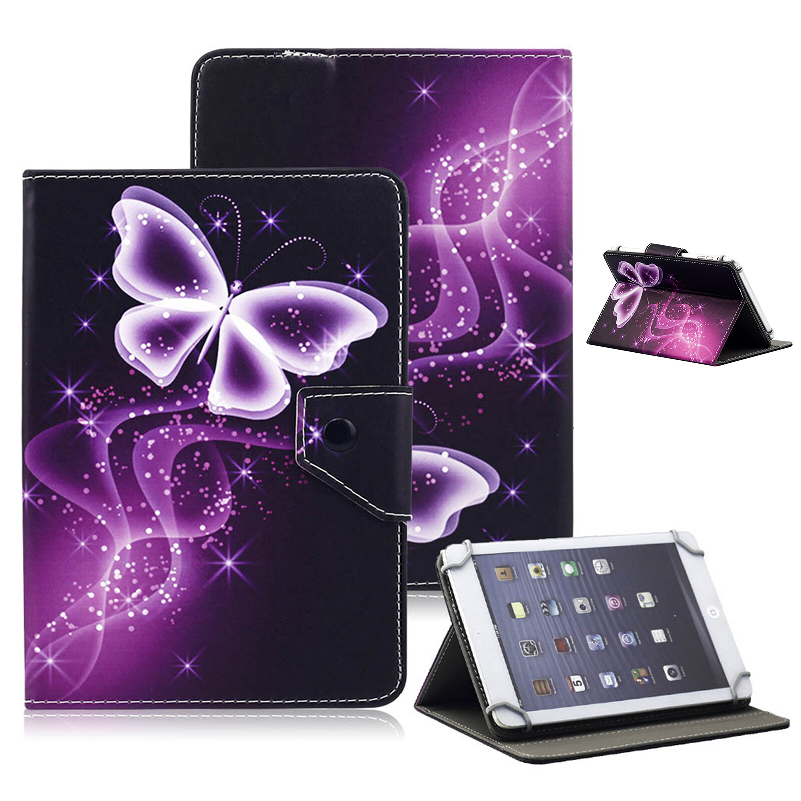 For Onn 7" 8" 10.1" inch Tablet Android Tablets Universal Leather Case Cover US