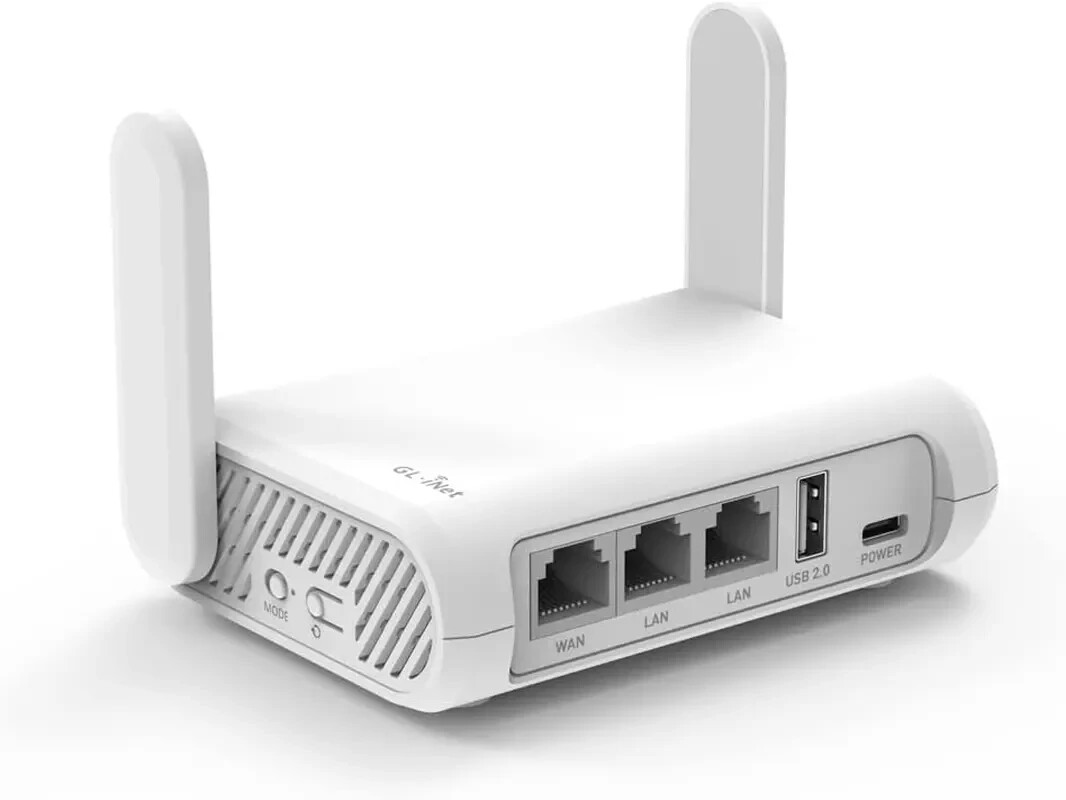 GL.iNet GL-SFT1200 (Opal) Secure Travel WiFi Router – AC1200 Dual Band Gigabit E
