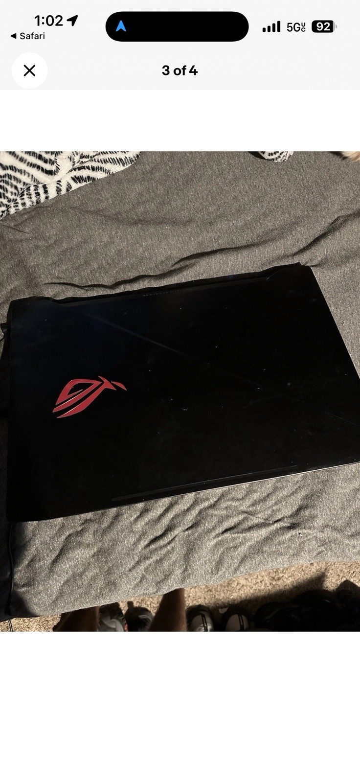 ASUS STRIX GL703GE 17.3" Laptop i7-8750H 16GB RAM 256SSD/1TBHD GTX 1050Ti Win11