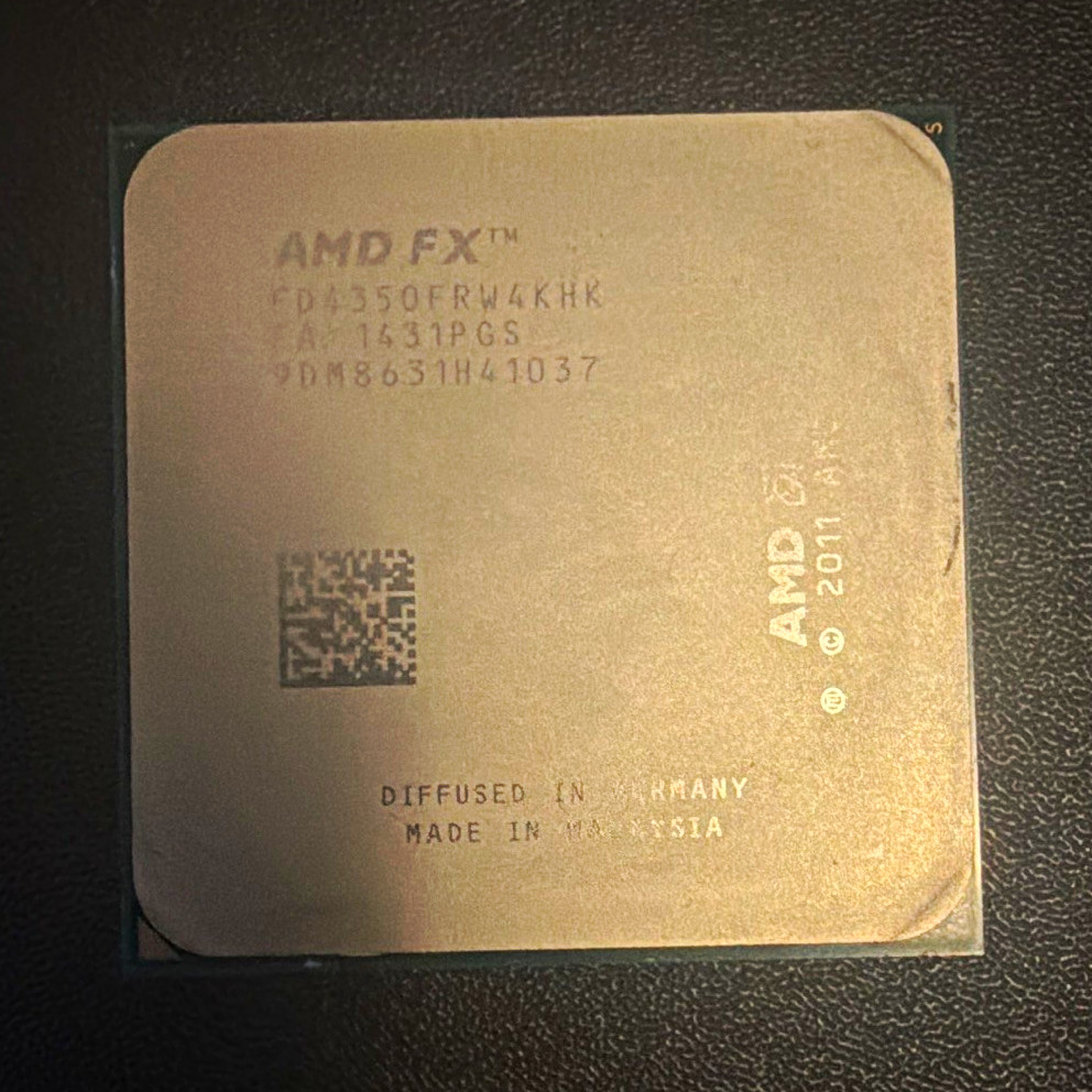 AMD FX-4350 4.2GHz Quad Core CPU Processor AM3+ 125W FD4350FRW4KHK
