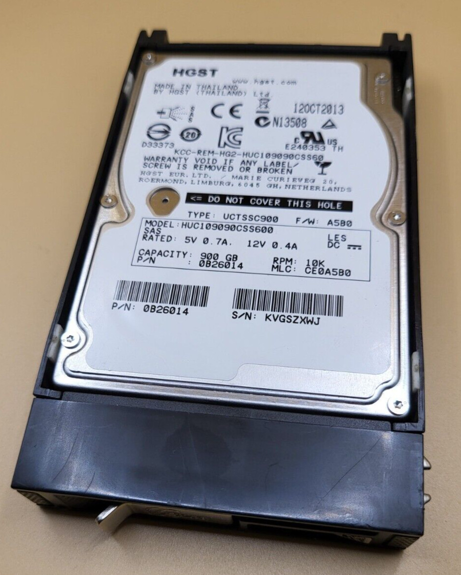 EMC Isilon S200 S210 X200 X210 900G 403-0115-01 0B26016  2.5" SAS 10K hard drive
