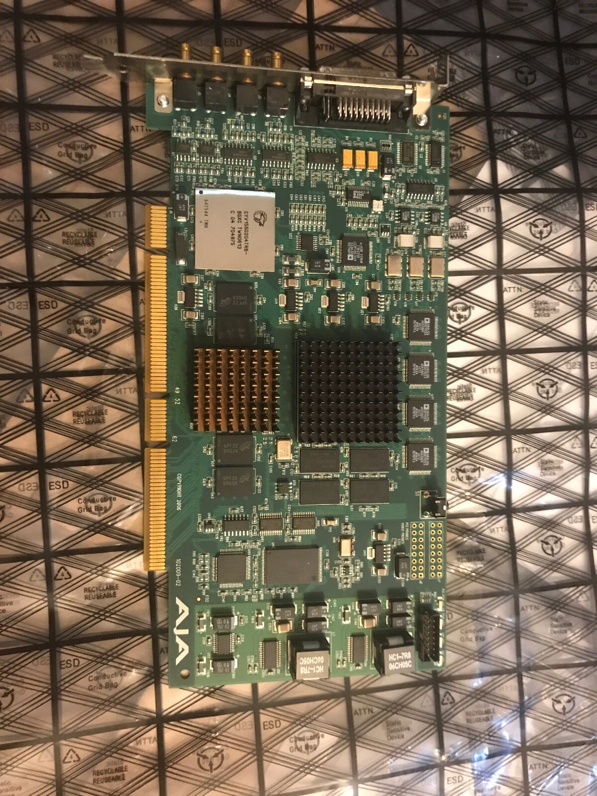 AJA 2K OEM HD-SDI Video IO Z-OEM-2K-RO KON3G SD/HD SDI Break Out Board G98783