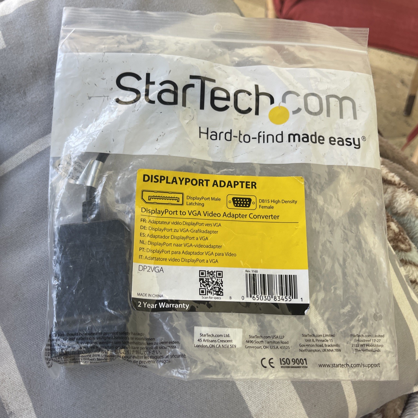 NEW StarTech com DisplayPort  Adapter DP2VGA