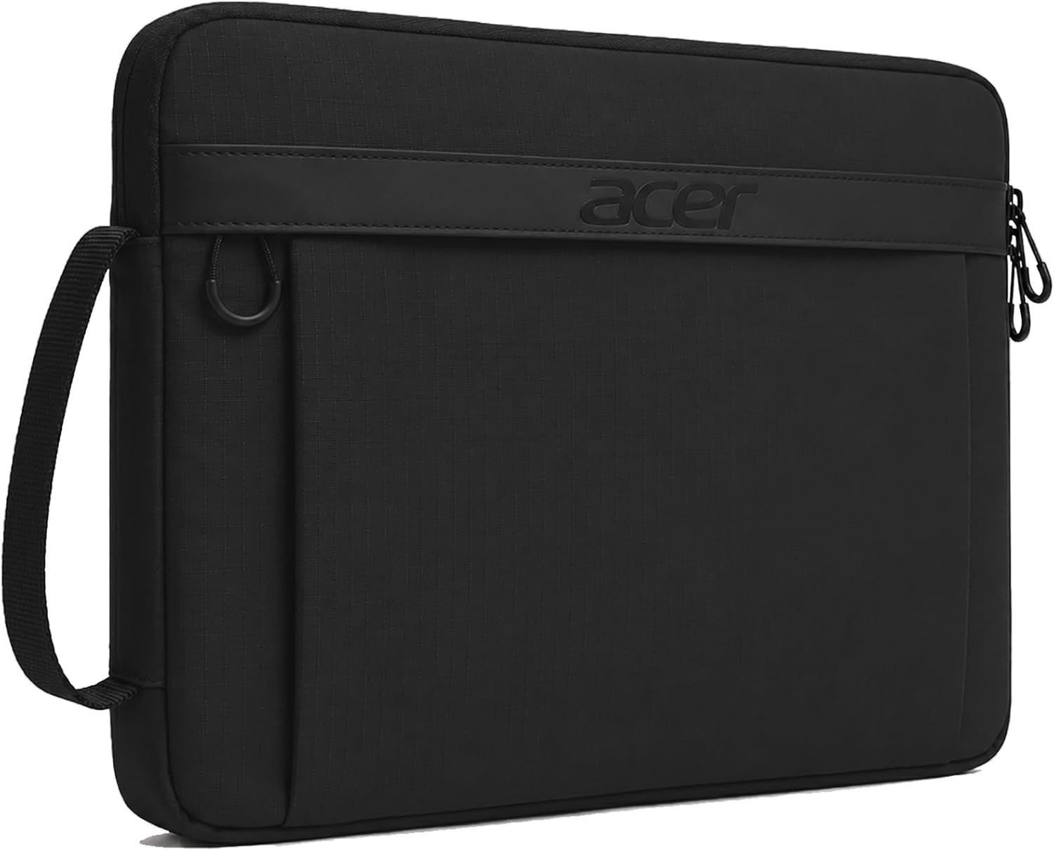 Slim Protective Laptop Sleeve Case for 13.3-14 inch Laptops, Black with Hidden P