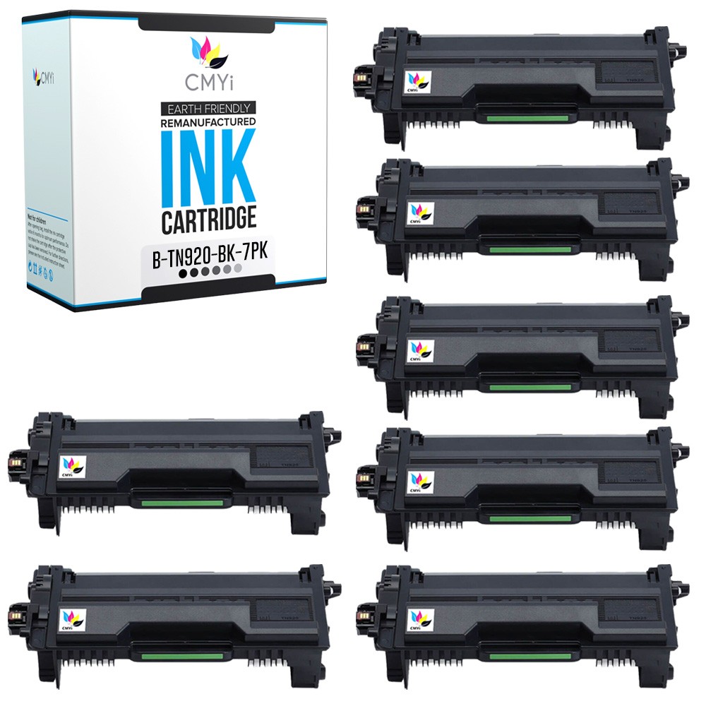 CMYi 7-Pack Compatible TN920 Printer Cartridge fits Brother MFC-L5717DW L5915DW