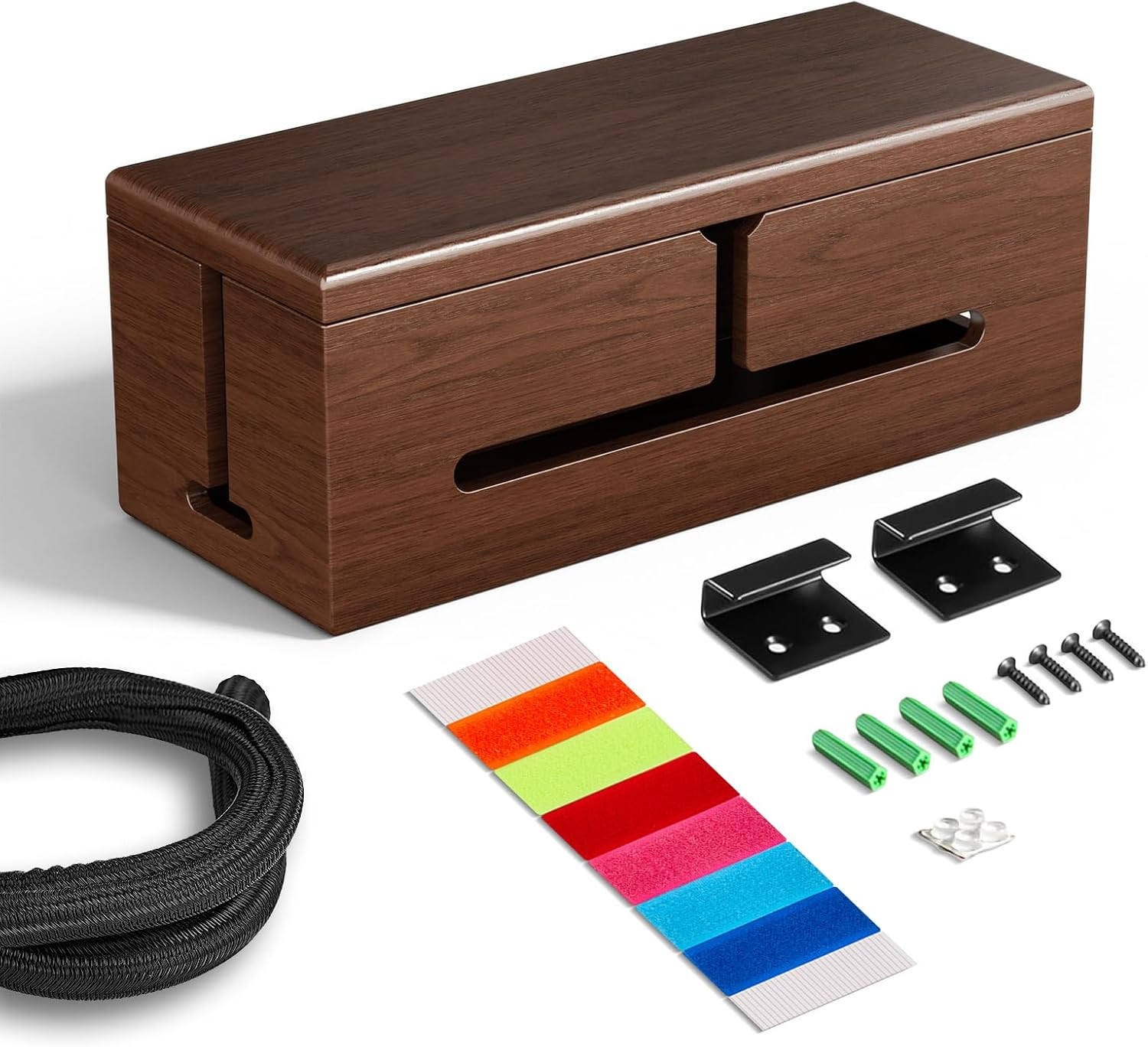Large Cable Management Box-Stylish Wire Organizer, Wire Concealer and Wire Manag