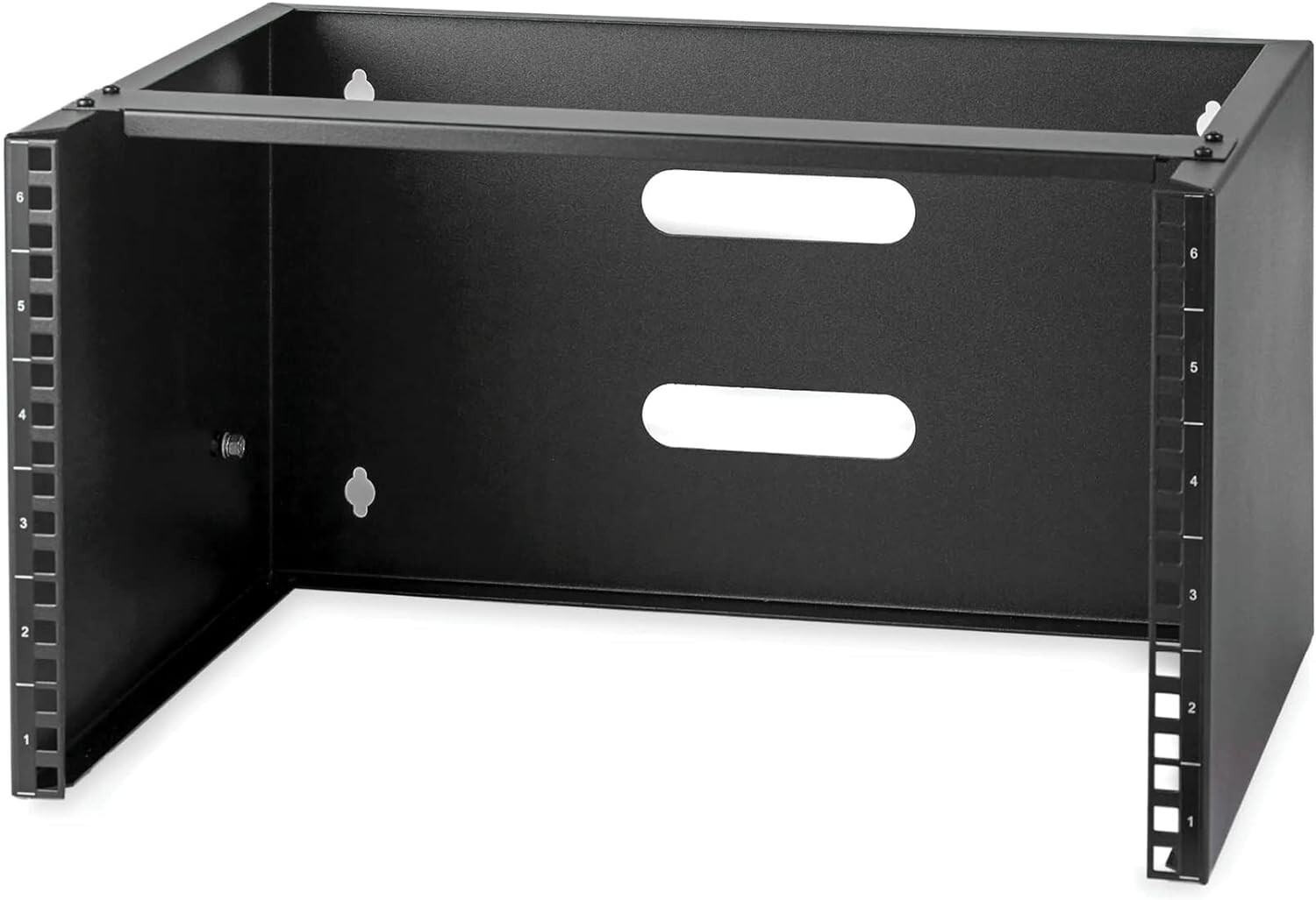 StarTech 6U Wall Mounting Bracket for Patch Panel 13.78" Deep - Black