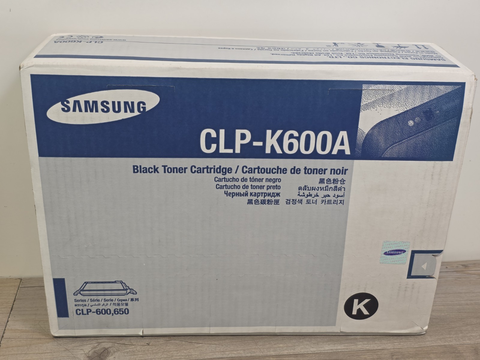 Genuine Samsung CLP-K600A Black Toner Cartridge CLPK600A