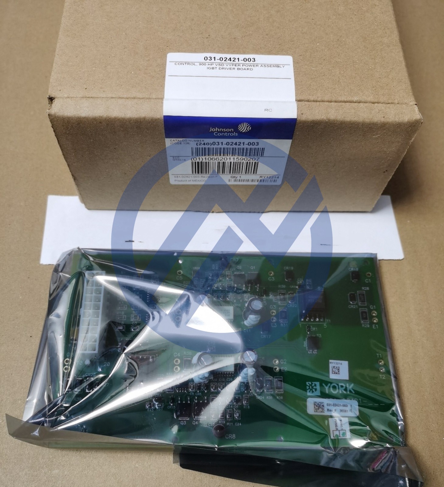 1PCS YORK Module VSD Control Board 031-02421-003  new via FedEx or DHLB
