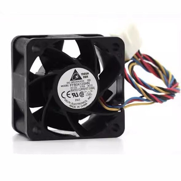 Delta FFB0412SHN DC12V 0.45A 40*40*28MM 4-Pin PWM Cooling Fan