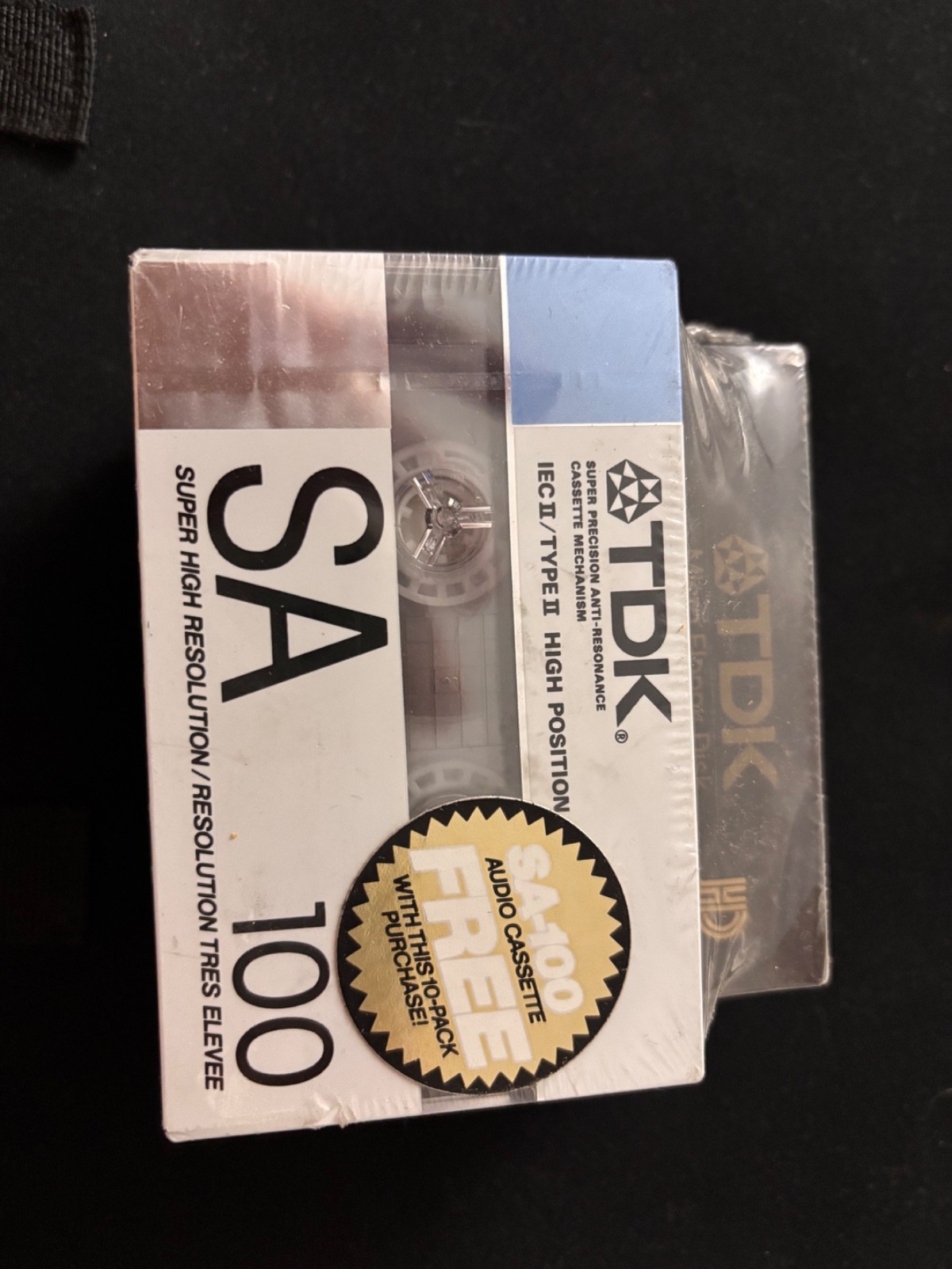TDK SA-100 IEC II/Type II High Position 100 tape + MF-2HD  High Density  3.5"