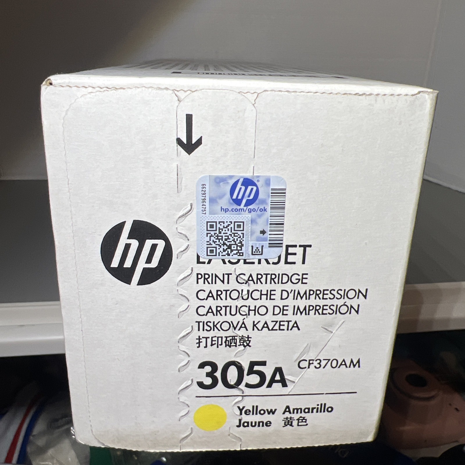 HP CE412A Genuine Toner Cartridge HP 305A Yellow Toner Amarillo - NEW Sealed