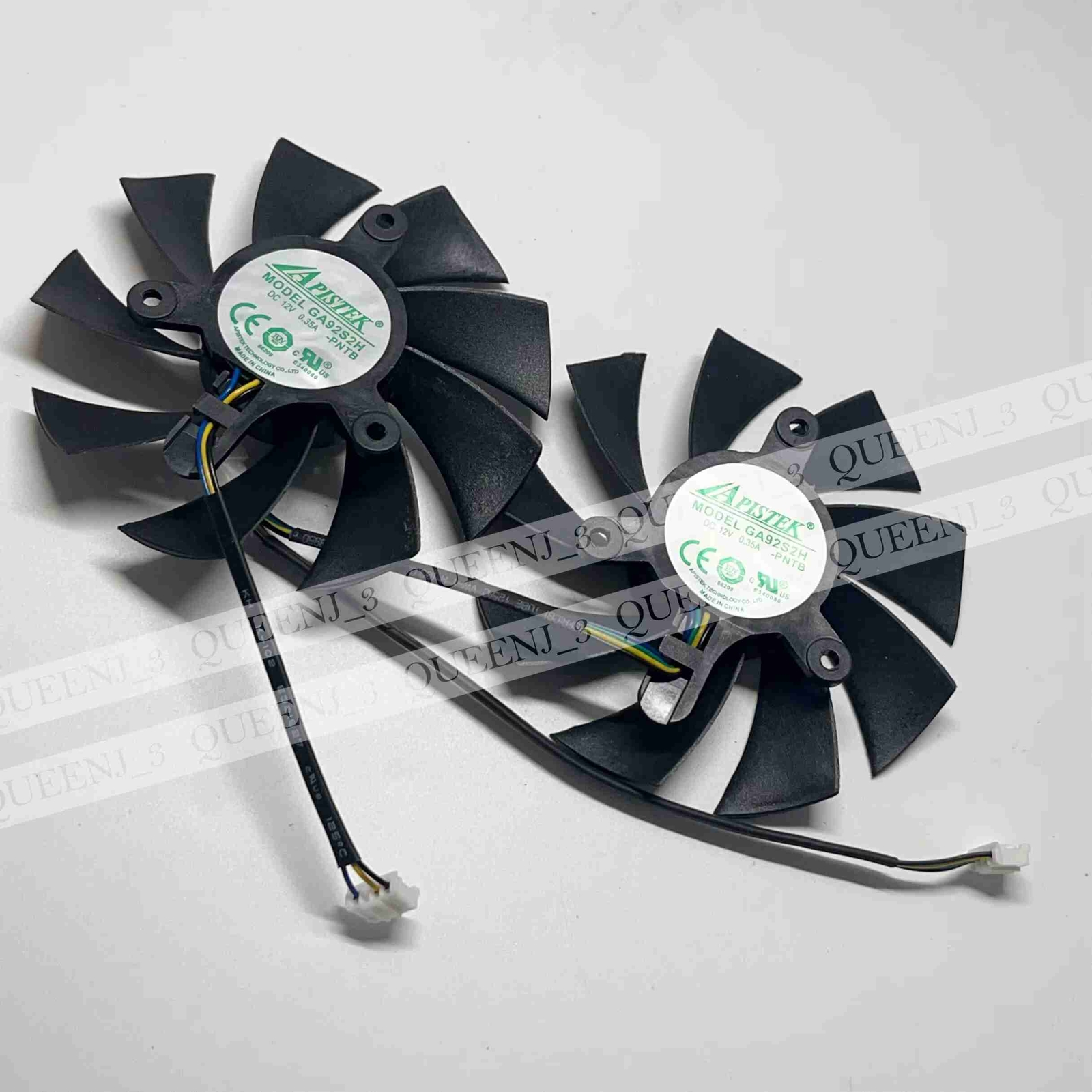 1pair For RTX2060 AMP RTX2060AMP 1660 2060S 2070 2070s GA92A2H 87mm Graphics Fan