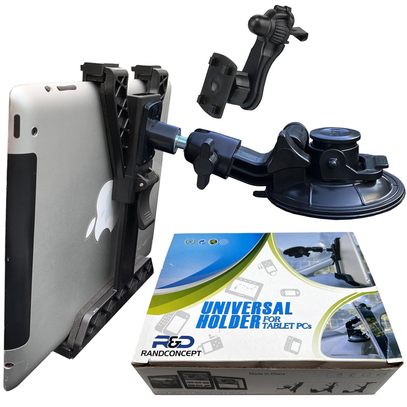 3-in-1 Heavy Duty Dashboard Tablet Holder for Car, Windshield Suction Cup Car...