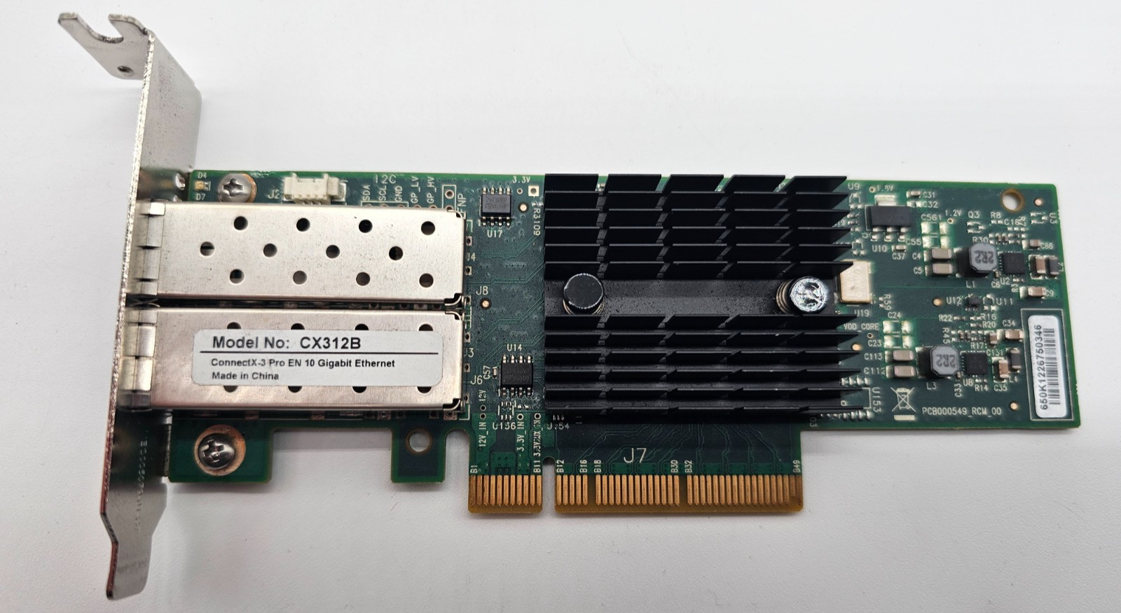 12x Mellanox ConnectX-3 EN CX312B Dual Port 10GB SFP+ PCIe x8 MCX312B-XCCT Low