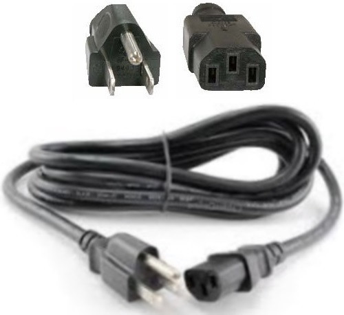 Lot10 10ft 16awg long Heavy Duty Standard AC Power Cord/Cable/Wire PC C13 13A 