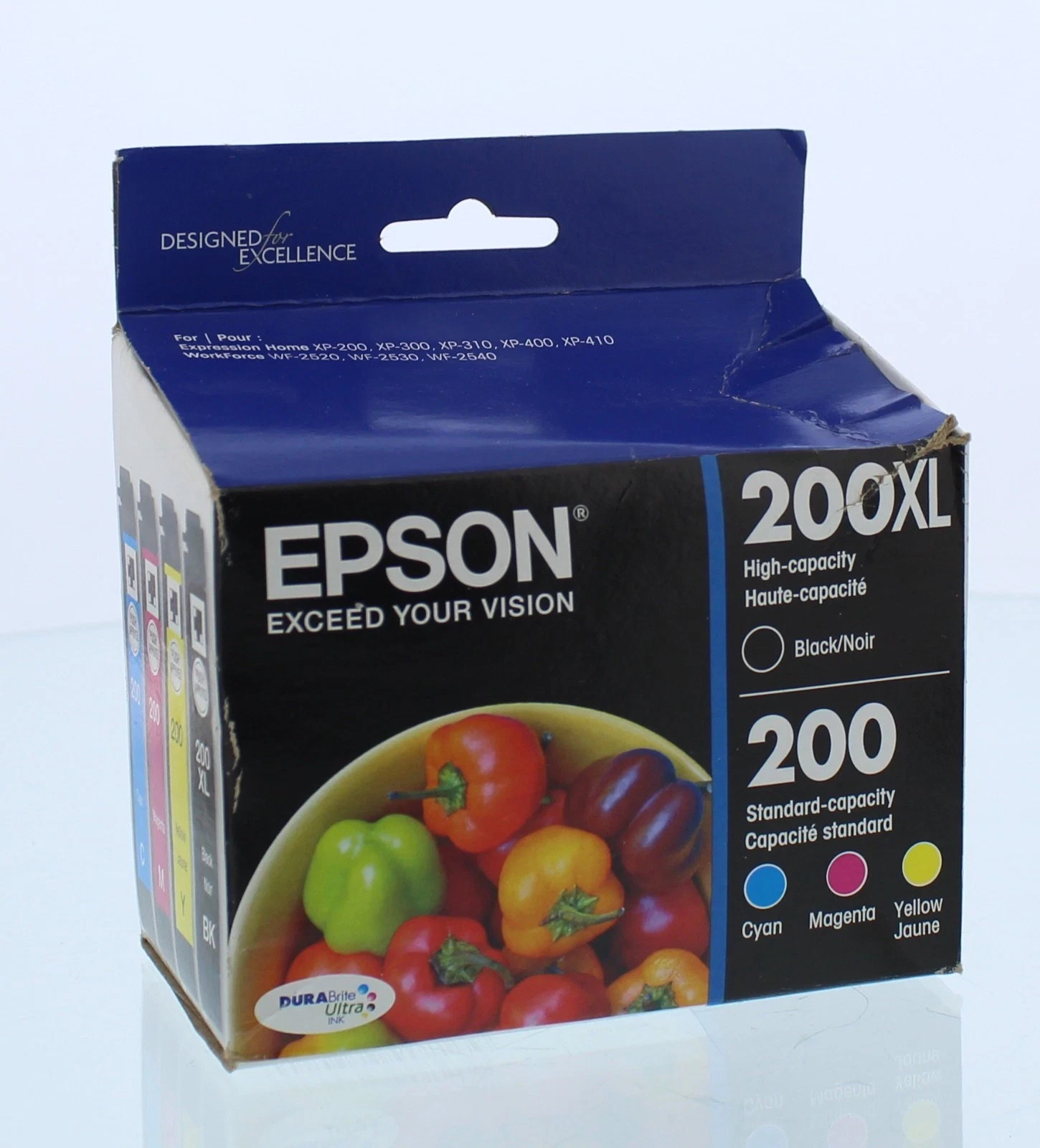 EPSON 200XL 200 Ink Cartridge Combo Pack CMY Black Expression NEW Sealed 10/25