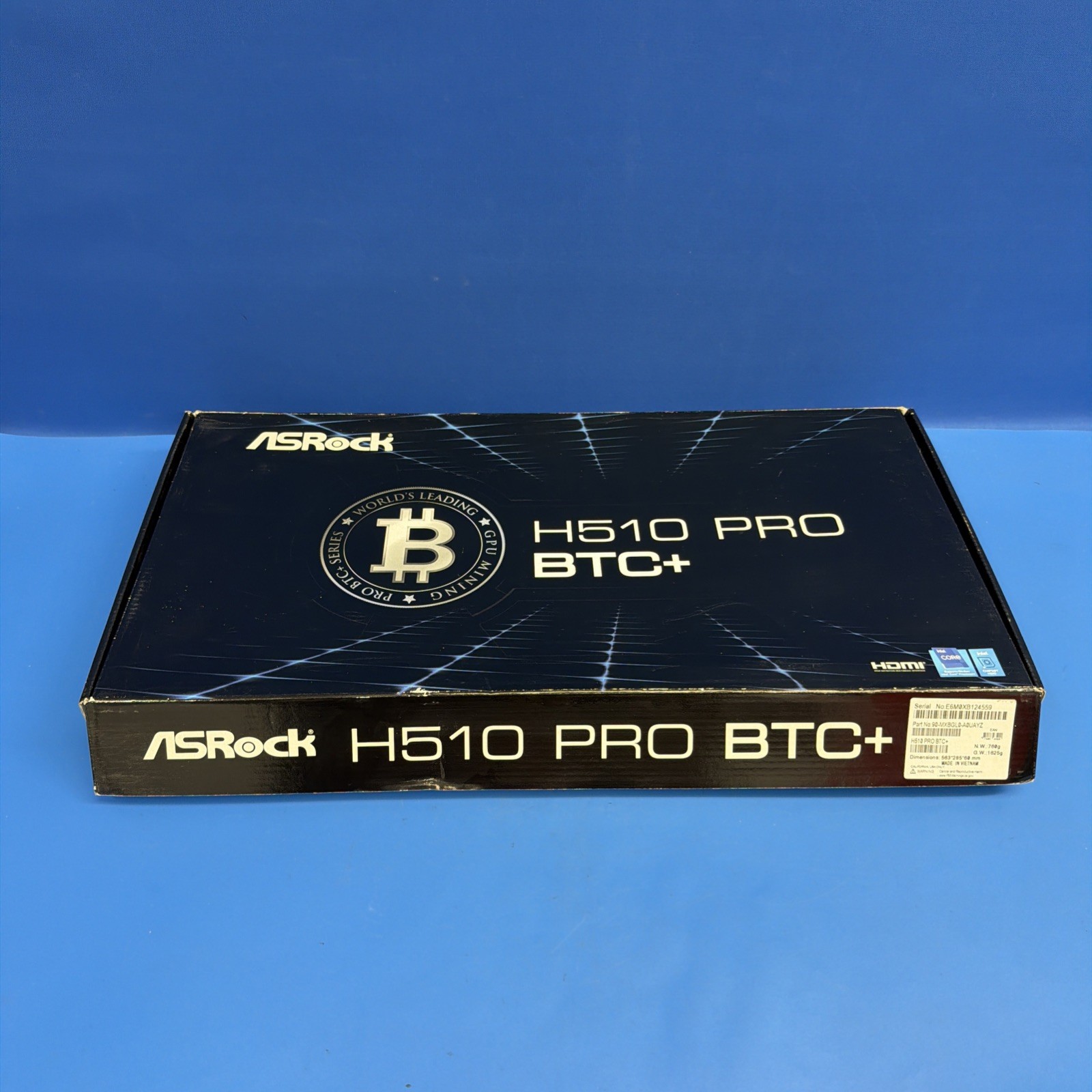 ASRock H510 Pro BTC+ LGA1200 Intel H510 Crypto Mining Motherboard Open Box
