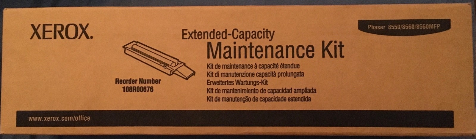 UNOPENED NEW Xerox ExtendedCapacity Maintenance Kit Phaser 8550/8560/8560MFP