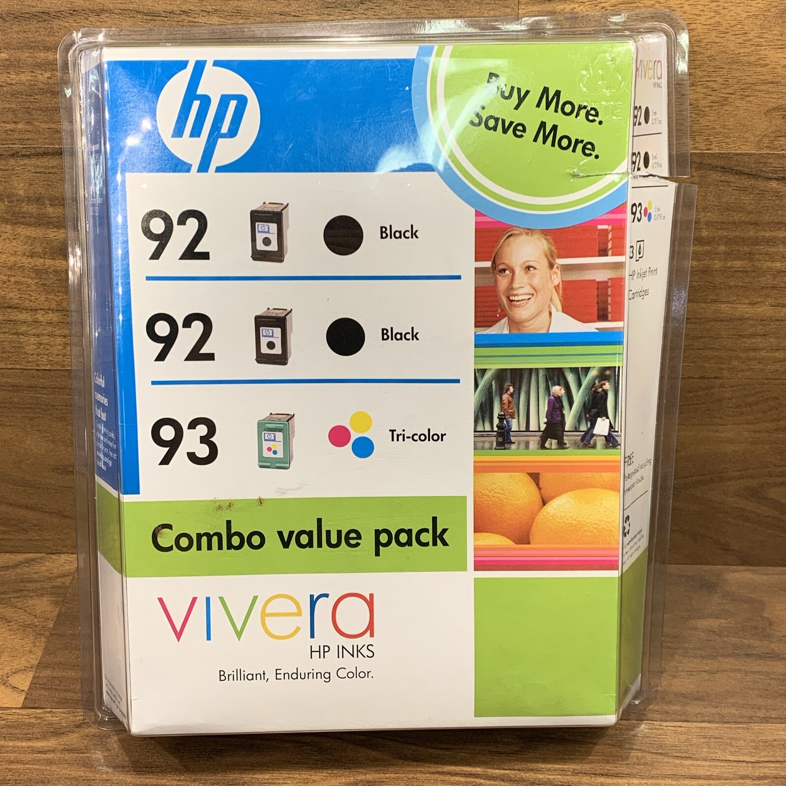 hp Two 93 tri-color ink cartridge  and 92 black ink cartridge Combo Value Pack