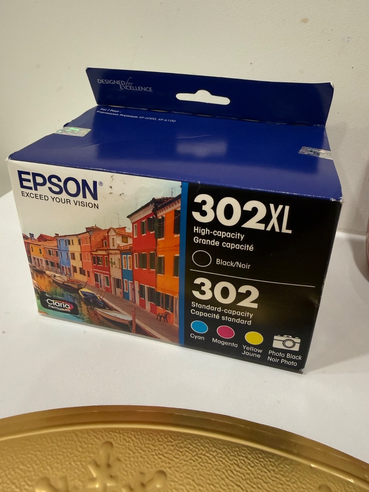 [NEW & SEALED] Genuine Epson 302XL Black & 302 | 3 Color Ink Combo. EXP. 12/2028
