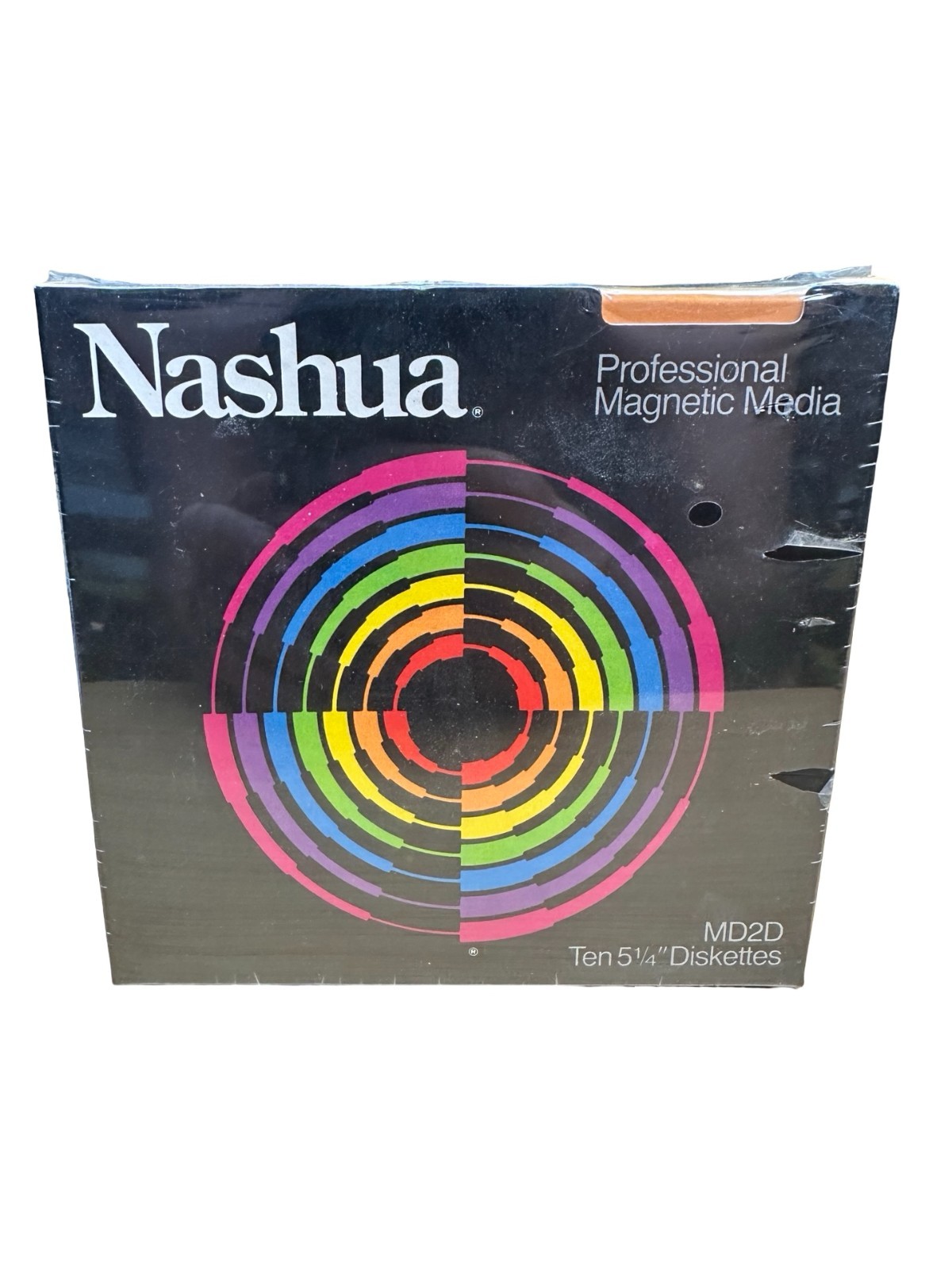 VINTAGE OLD Very Rare Nashua  5 1/4" Floppy Set of 10 Disks NEW Sealed