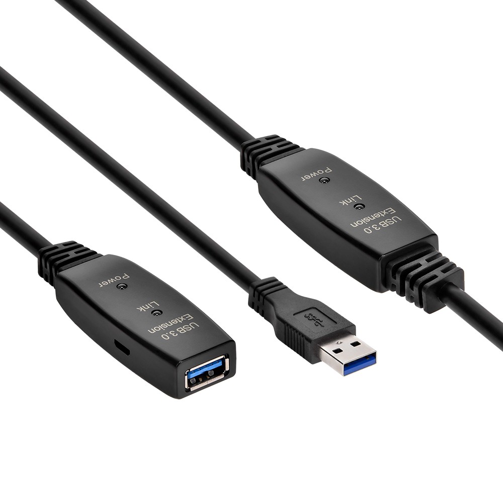5 Pack of 100FT USB3.0 Active ExtensionRepeater A-Male/Female  cable
