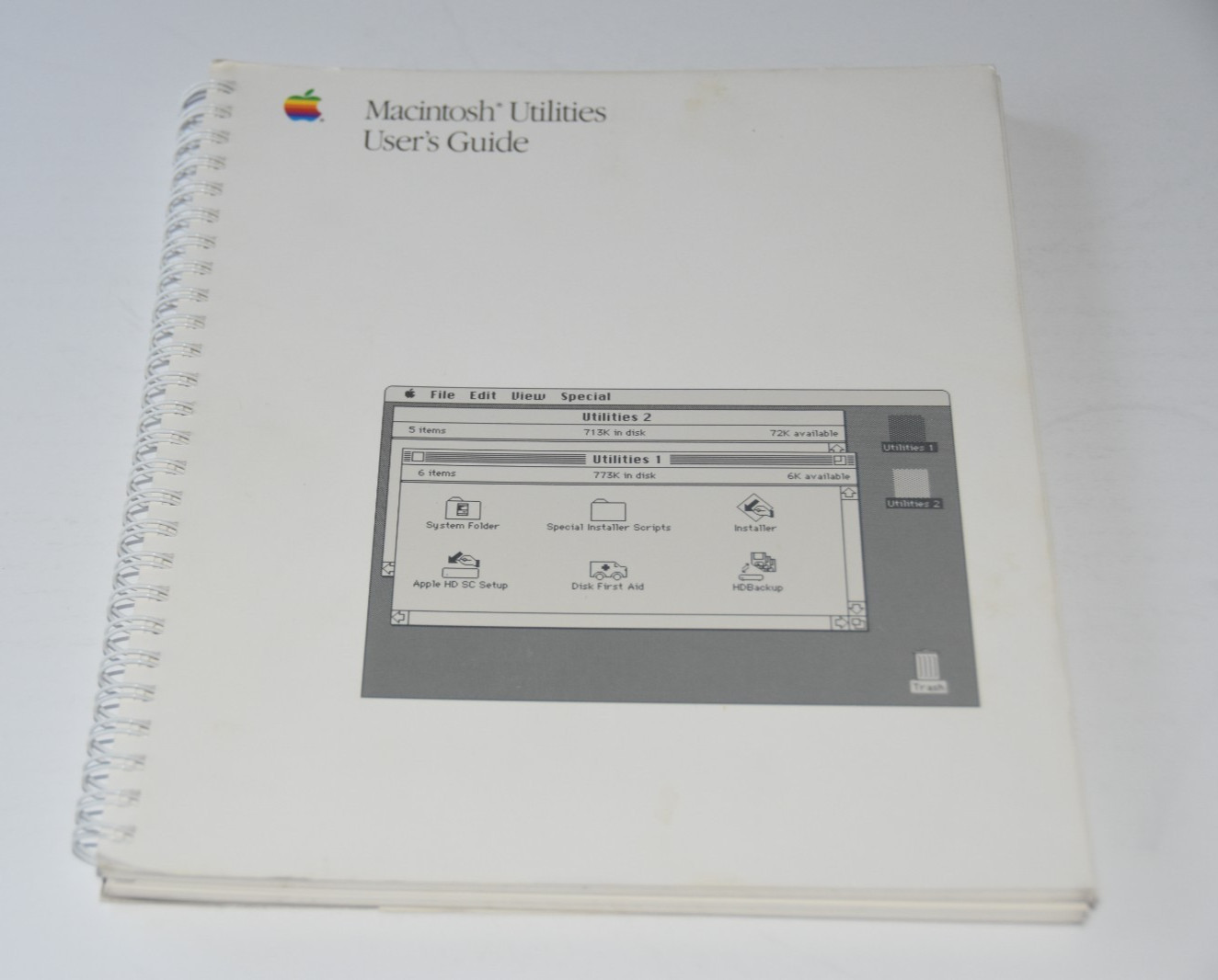 1988 Apple MACINTOSH System Software User Guide Vintage Computing 030-3283-A
