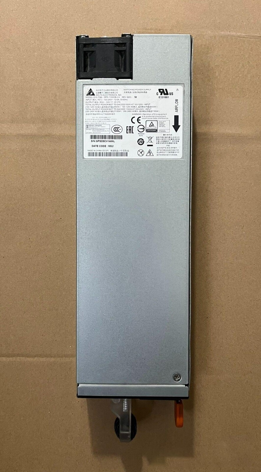 Dell DPS-1100CB-2 A For Dell 3048P 1100W Switching Power Supply