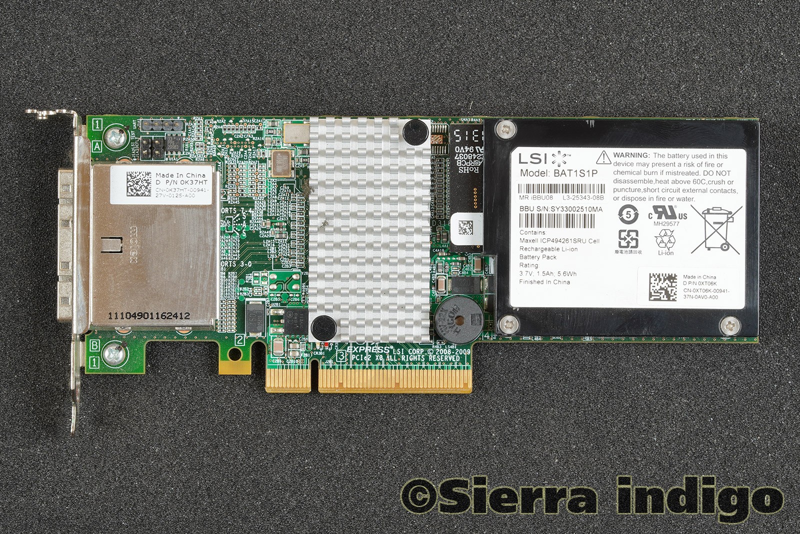 Dell K37HT 0K37HT Low Profile LSI 9280-8E 6Gps SAS RAID Controller Card